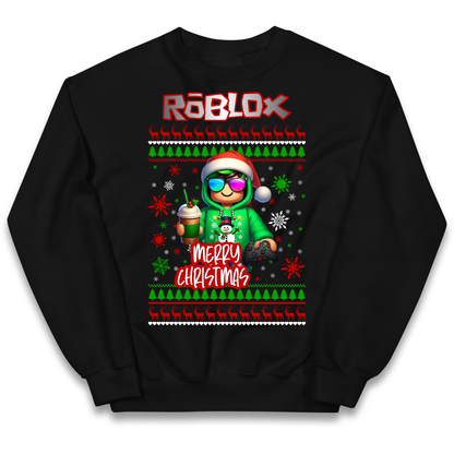 Roblox Merry Christmas Kids Jumper