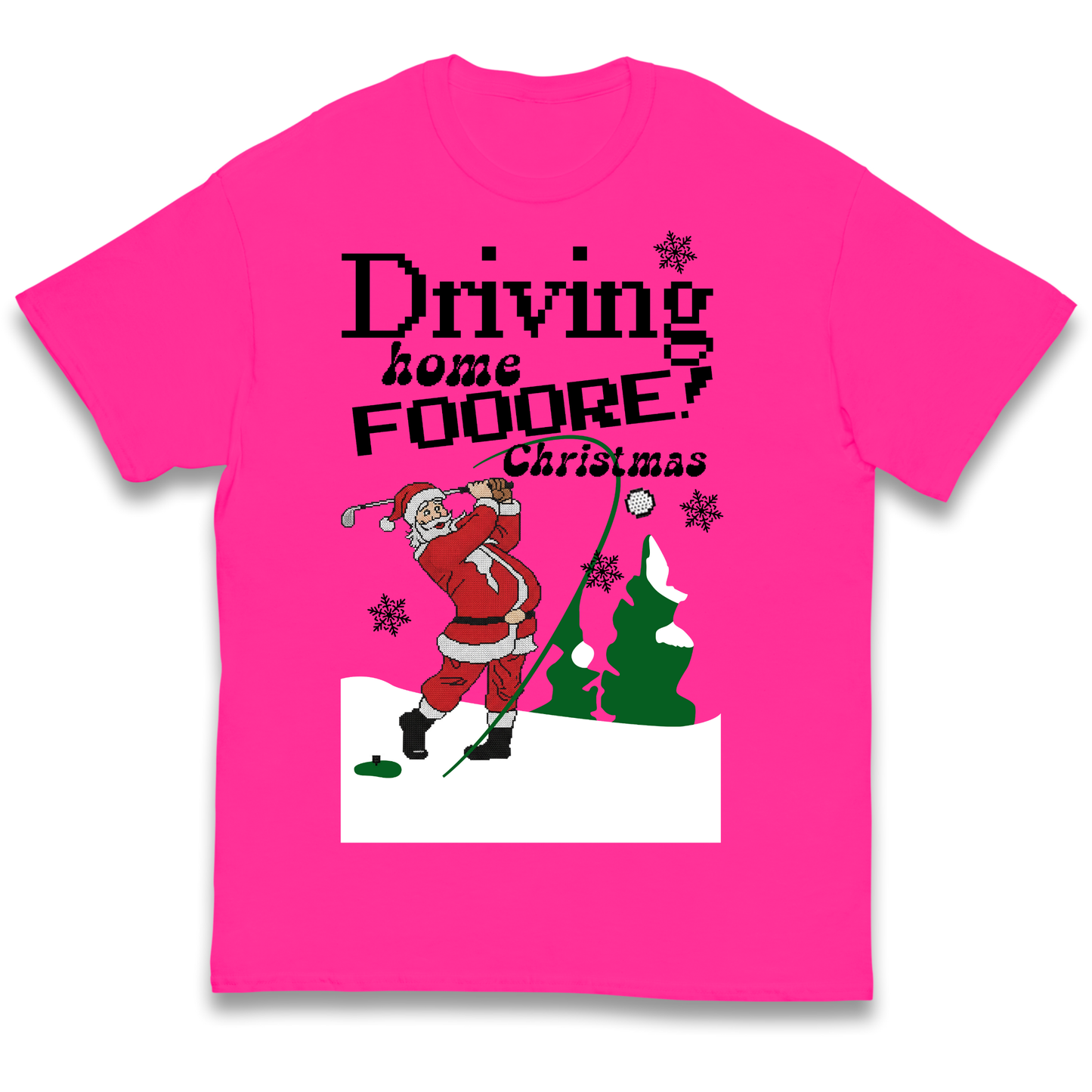 Christmas Golf Kids T Shirt