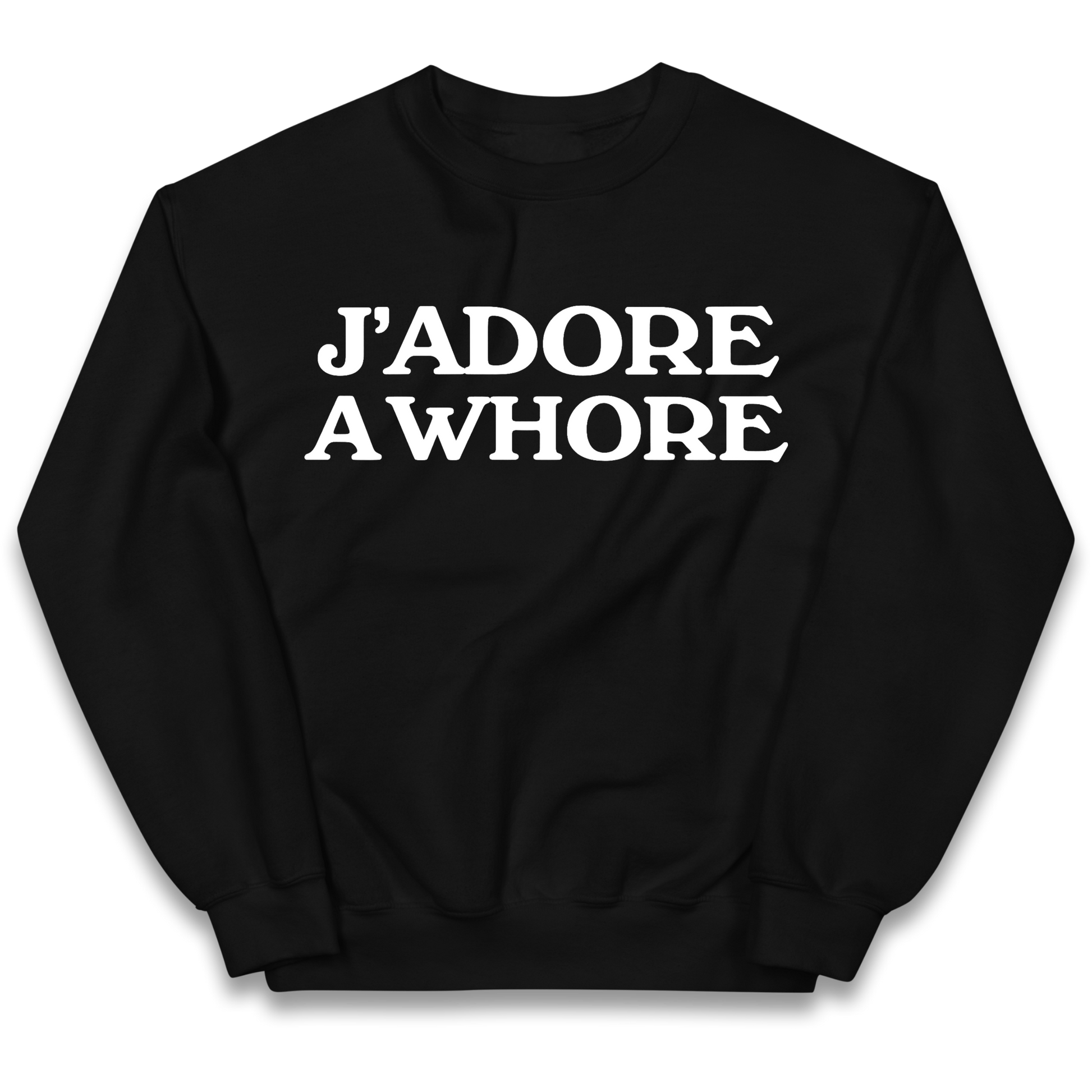 J'Adore A Whore Kids Sweatshirt