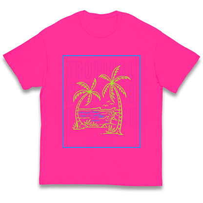 Tropical Beach Paradise kids t shirt