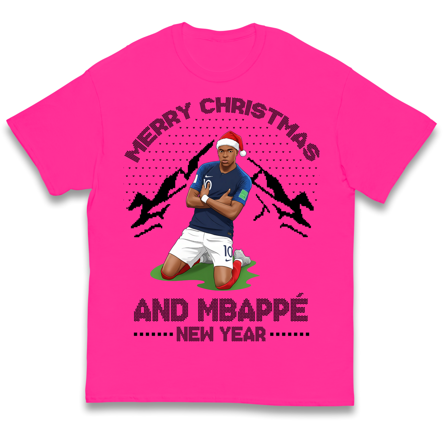 Mbappe Christmas Kids T Shirt