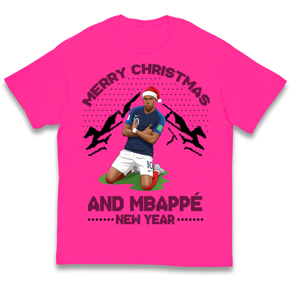 Mbappe Christmas Kids T Shirt