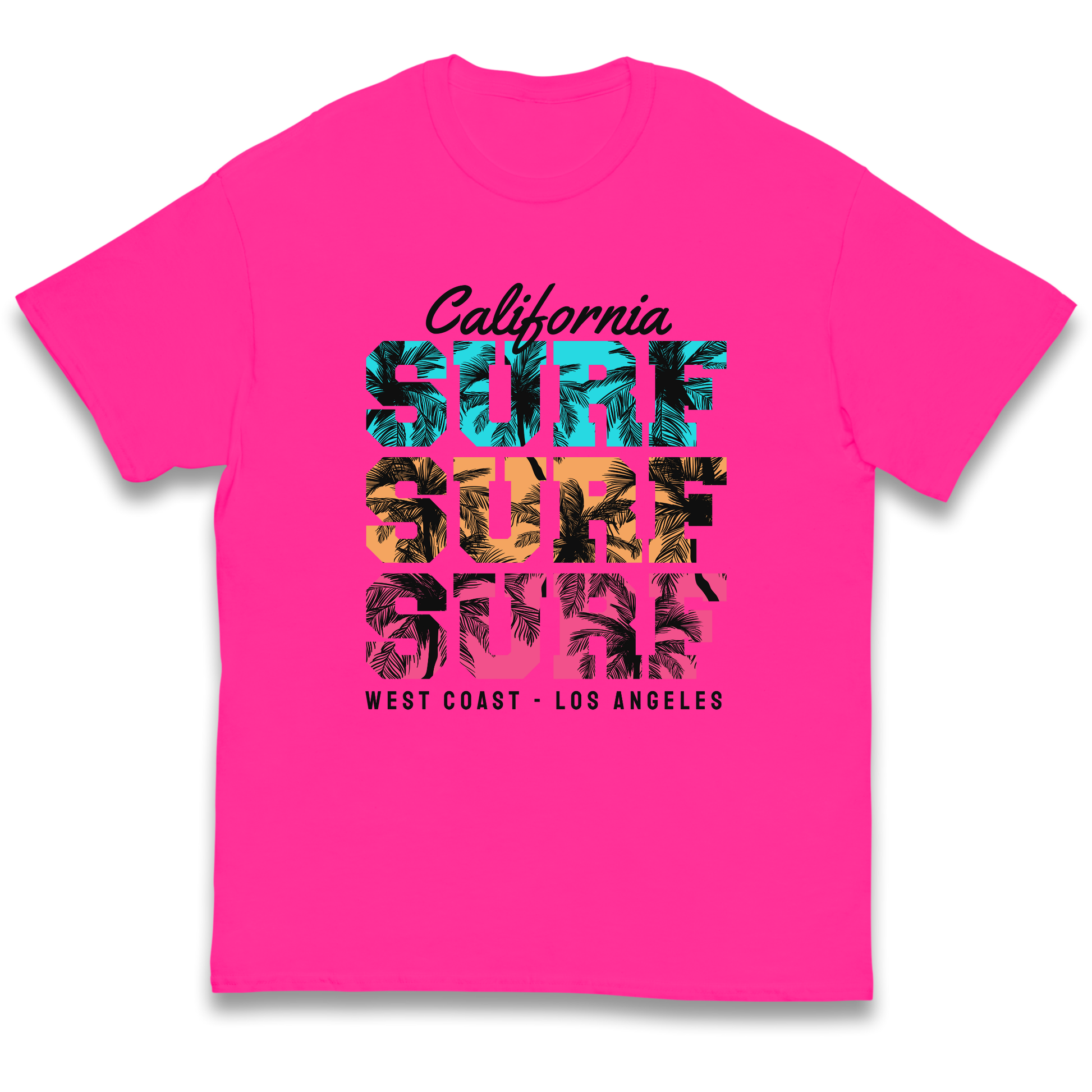 California Surf Surf Surf kids t shirt