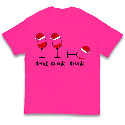 Drink Drank Drunk Kids T Shirt