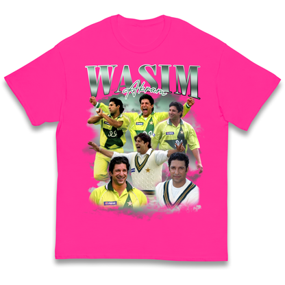 Wasim Akram kids t shirt