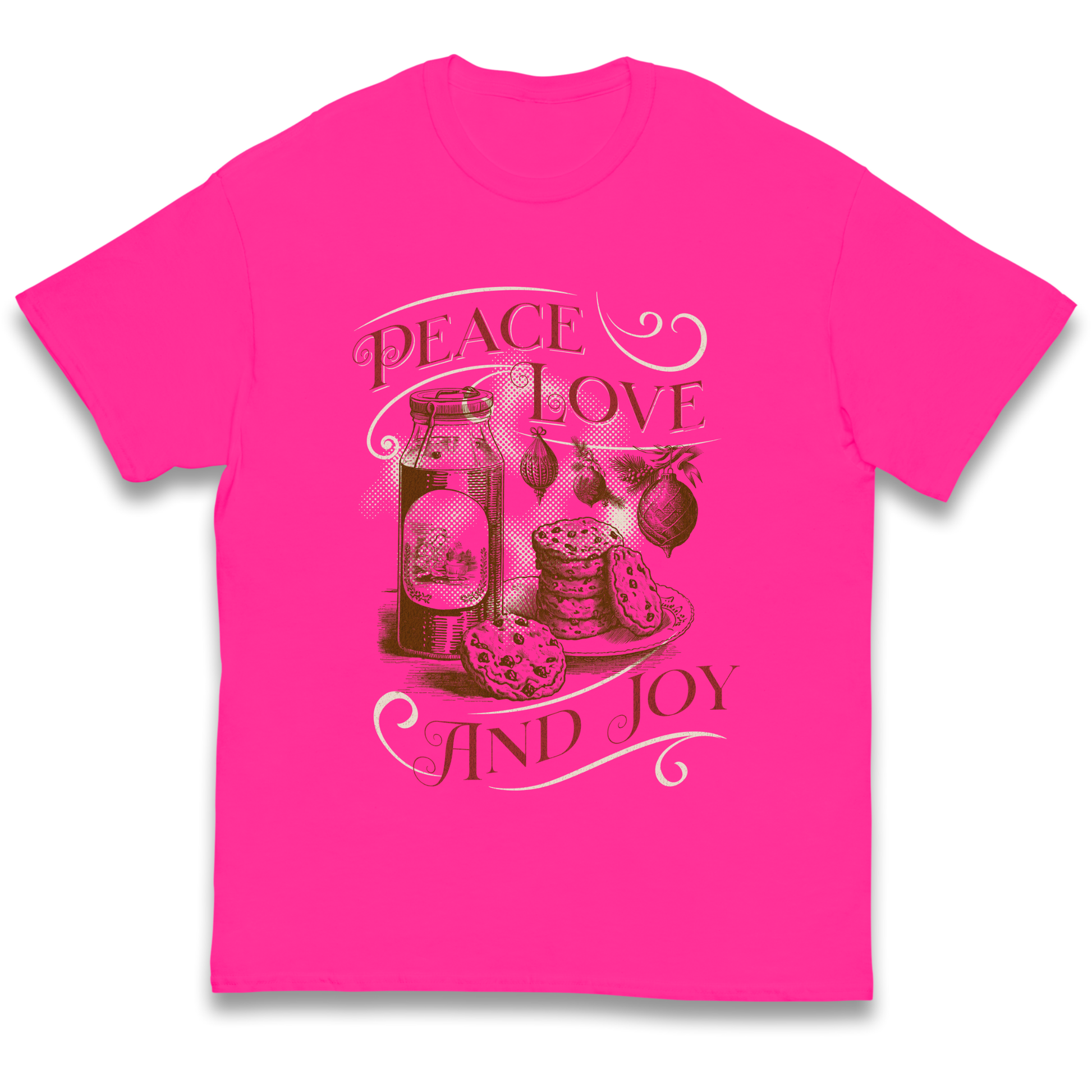 Peace Love And Joy Christmas kids t shirt