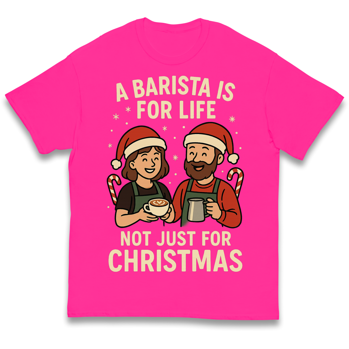 Barista Christmas Kids T Shirt