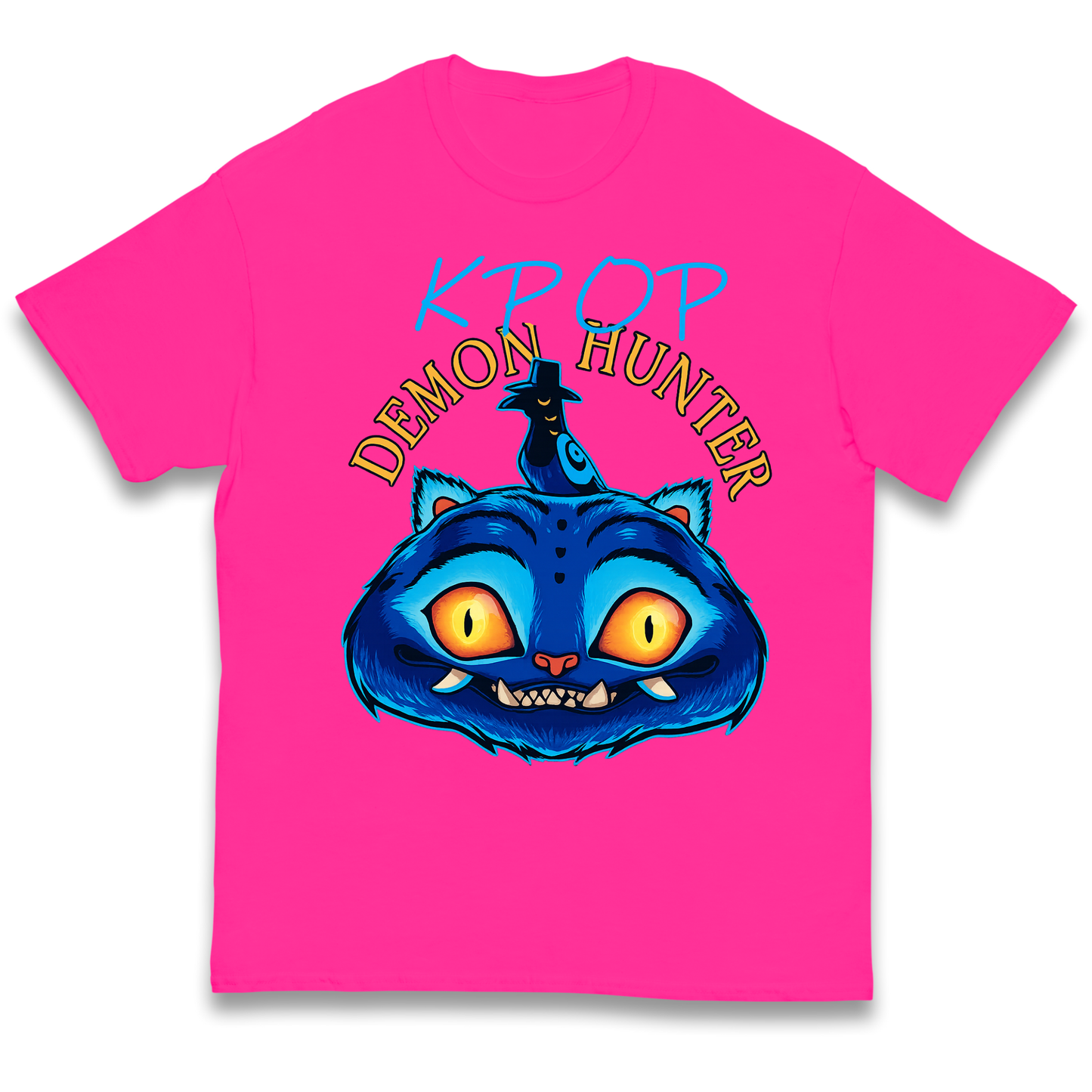 Kpop Demon Hunter Derpy Tiger kids t shirt
