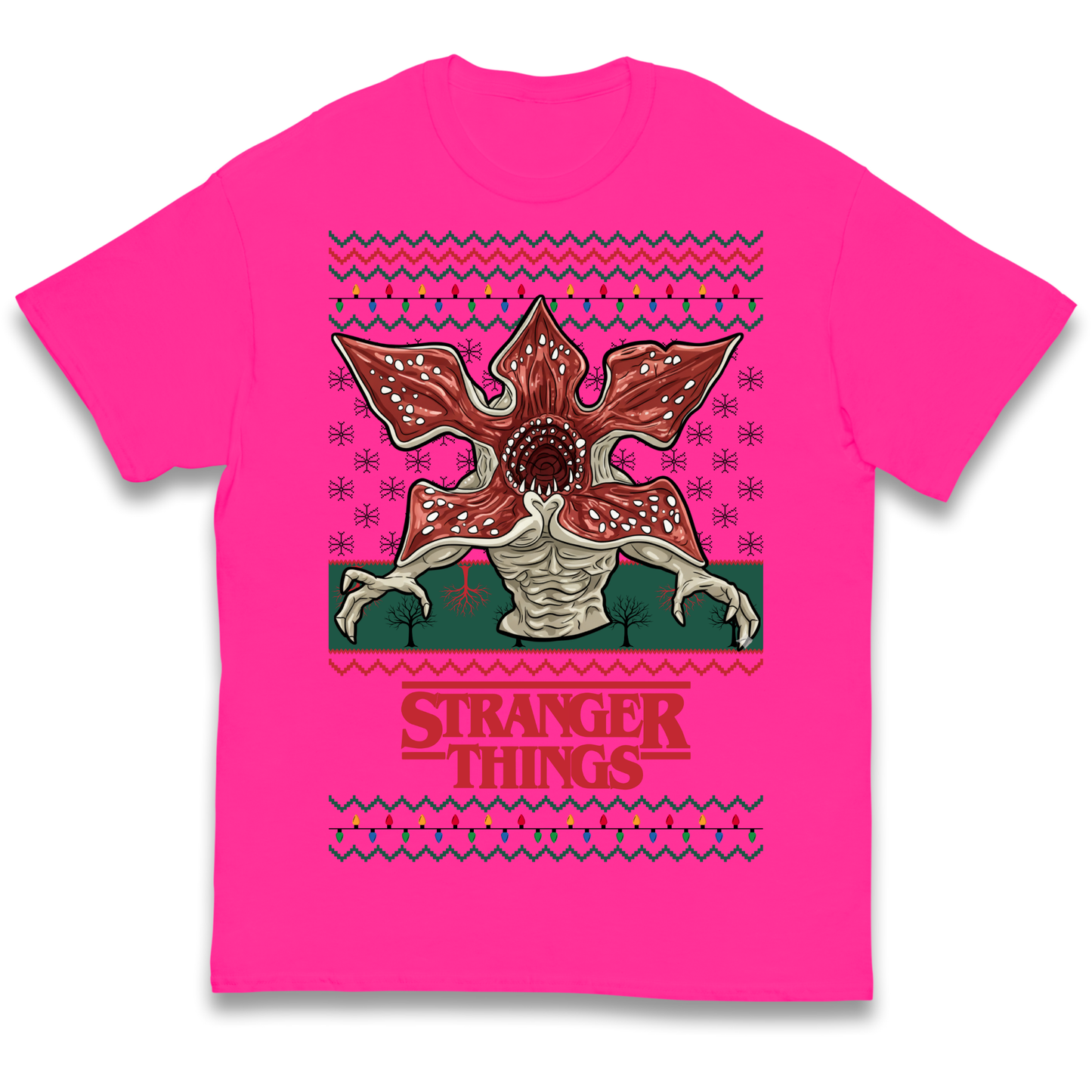 Demogorgon Christmas Kids T Shirt