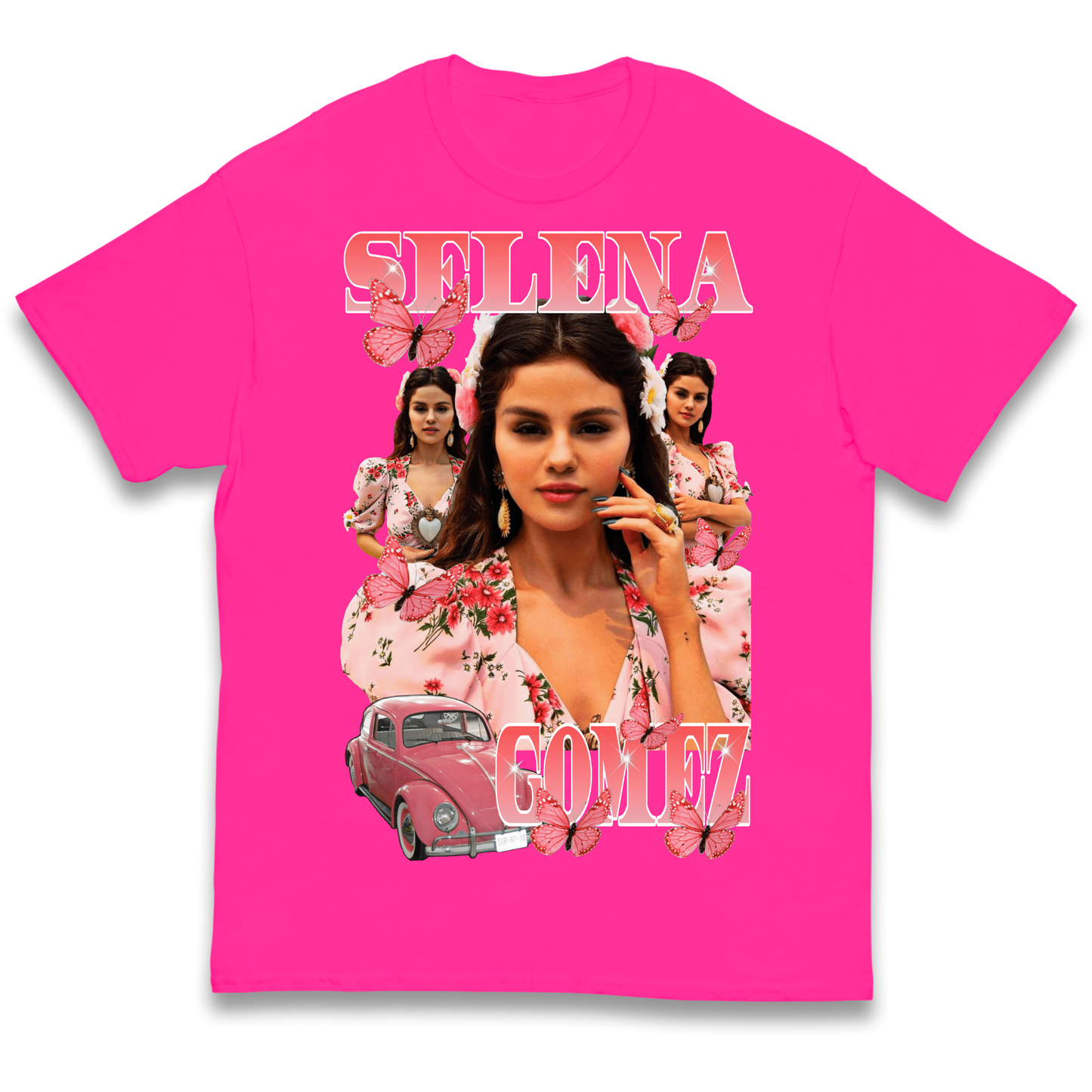 Selena Gomez Pink kids t shirt