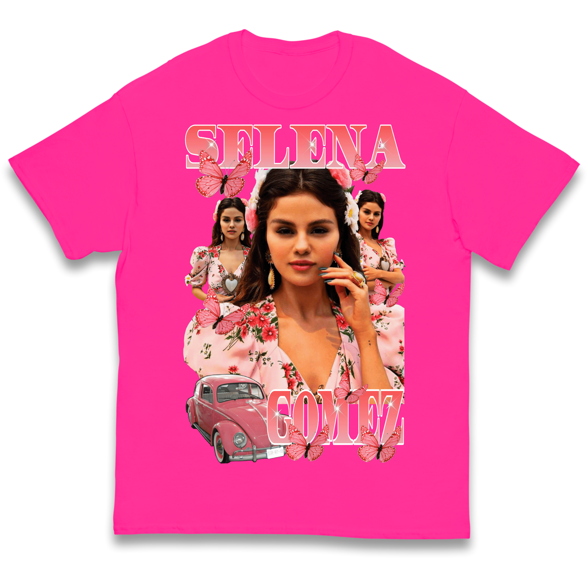 Selena Gomez Pink kids t shirt