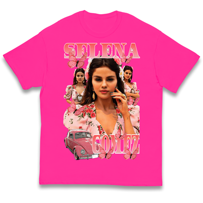Selena Gomez Pink kids t shirt