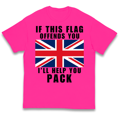If This Flag Offends You I Will Help You Pack kids t shirt