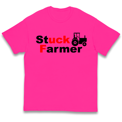 Stuck Farmer Kids T Shirt