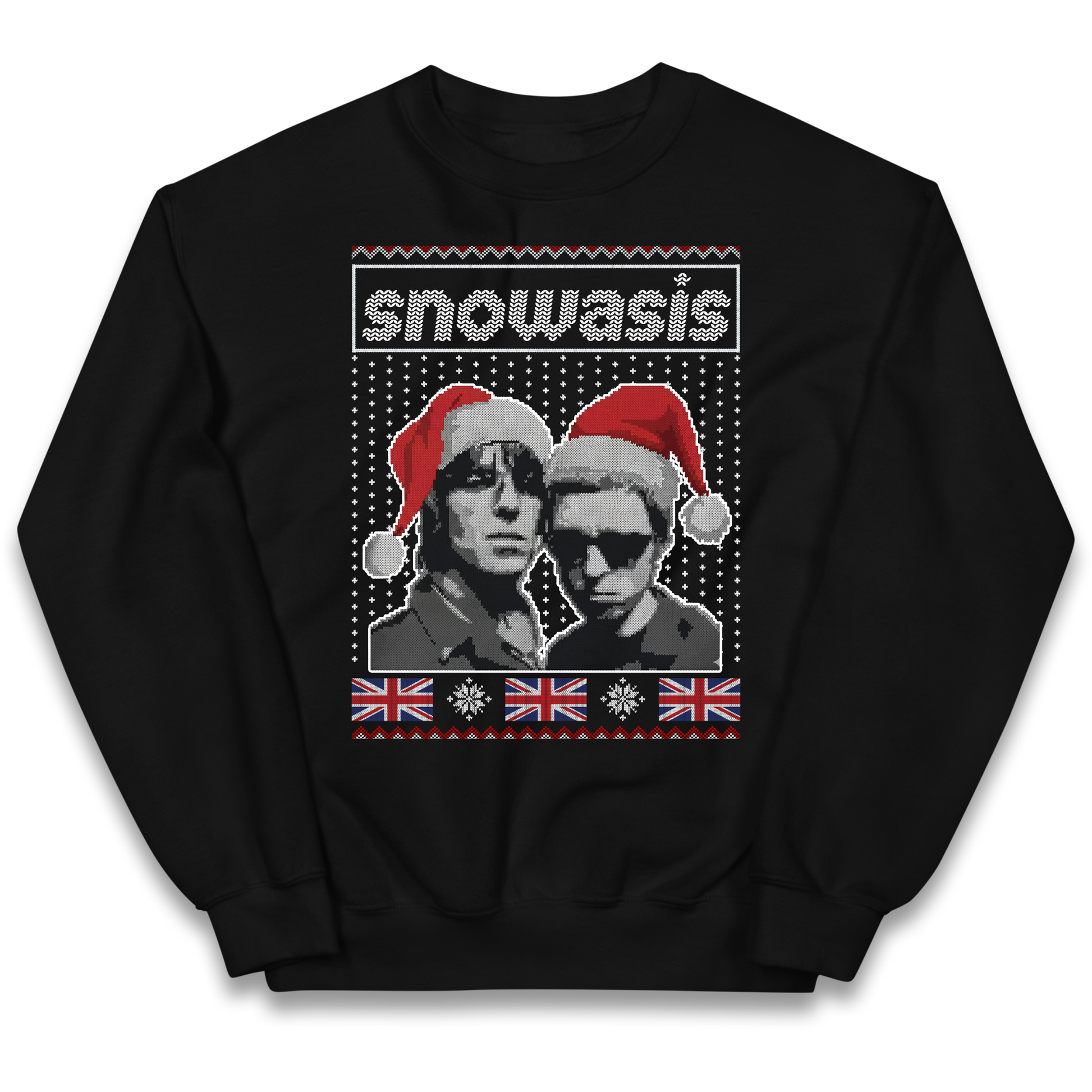 Snowasis Union Jack Christmas Kids Jumper