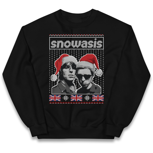 Snowasis Union Jack Christmas Kids Jumper