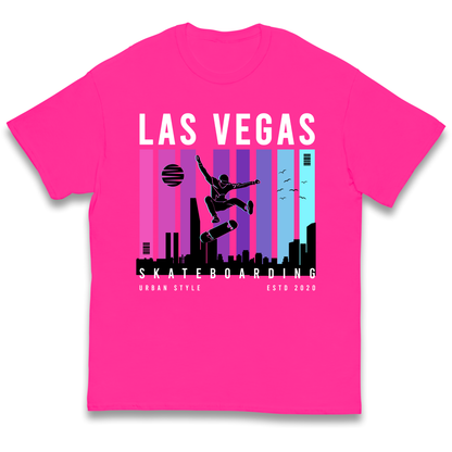 Las Vegas Skateboarding kids t shirt