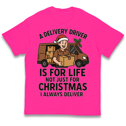 Delivery Driver Christmas Kids T Shirt