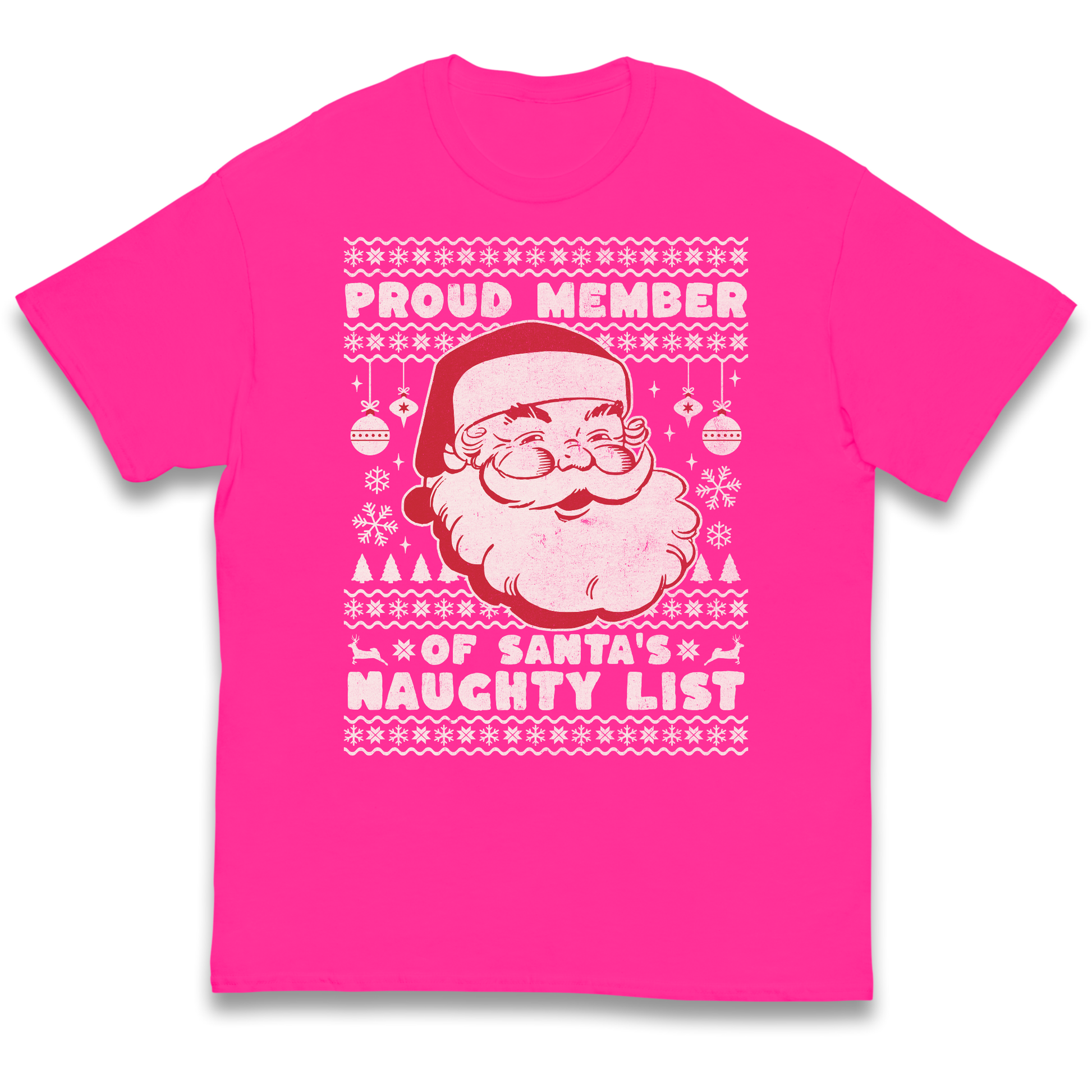 Proud Member Of Santas Naughty List Christmas kids t shirt
