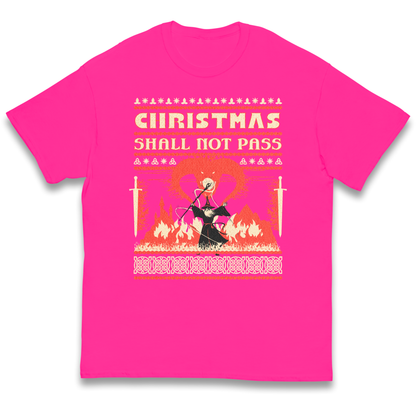 Christmas Shall Not Pass kids t shirt