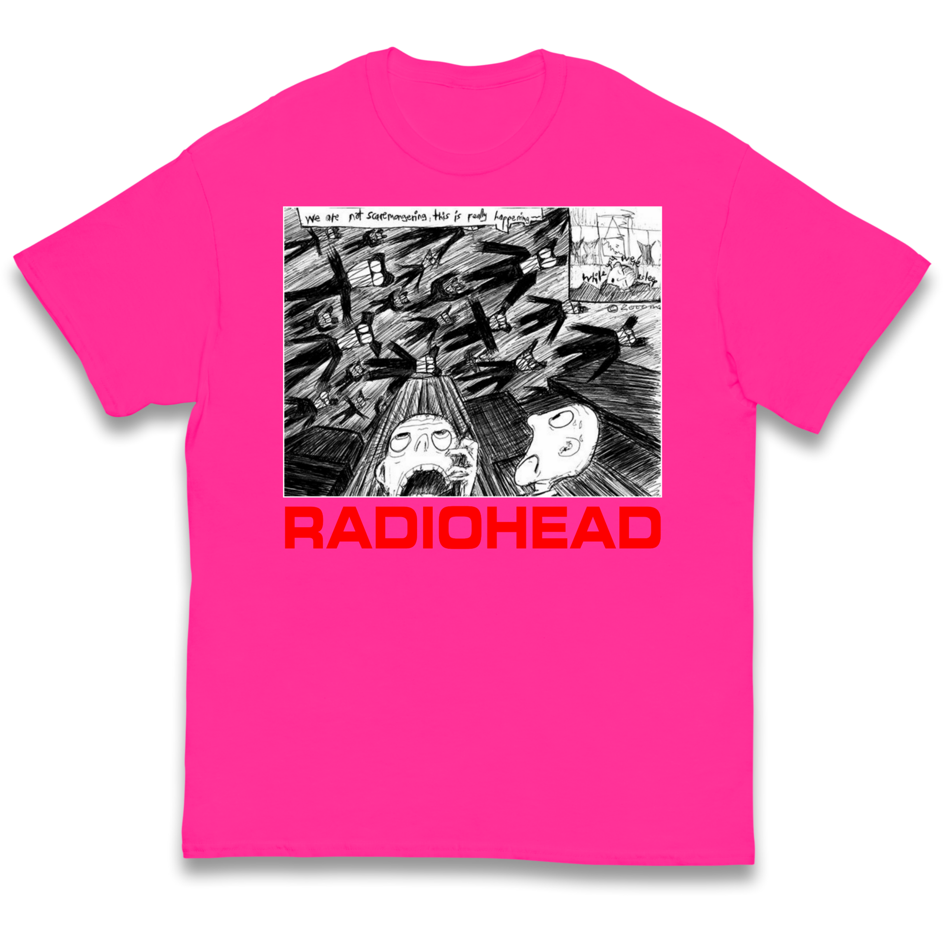 Radiohead We Are Not Screaming kids t shirt