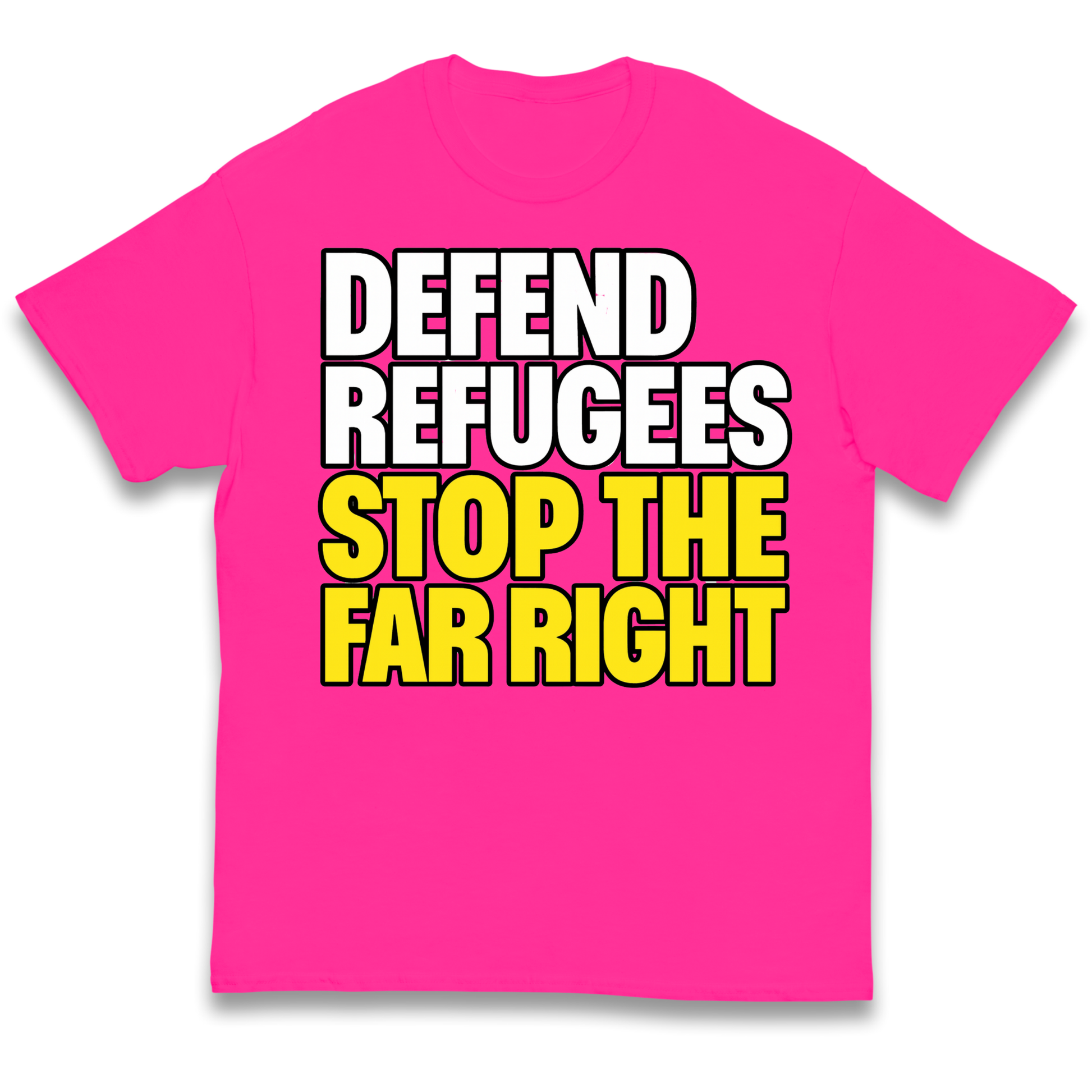 Defend Refugees Stop The Far Right kids t shirt