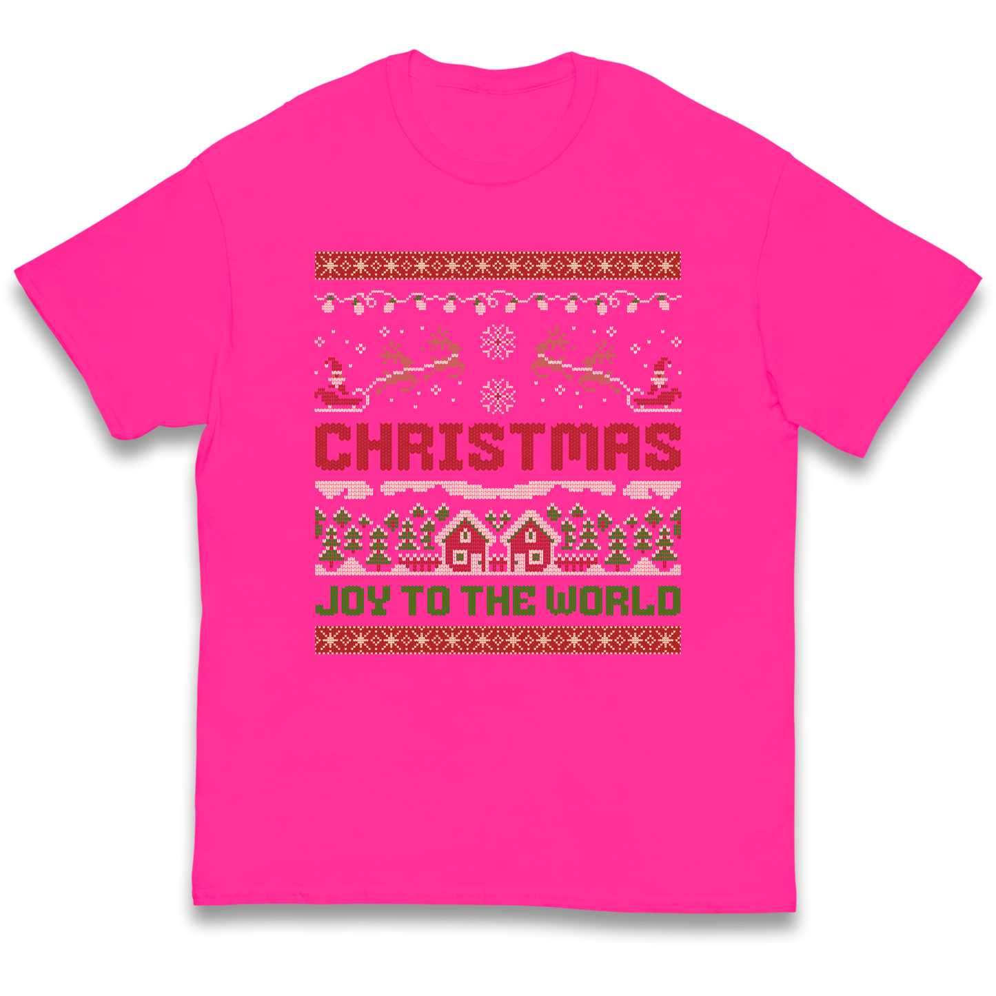 Christmas Joy to the World Christmas kids t shirt