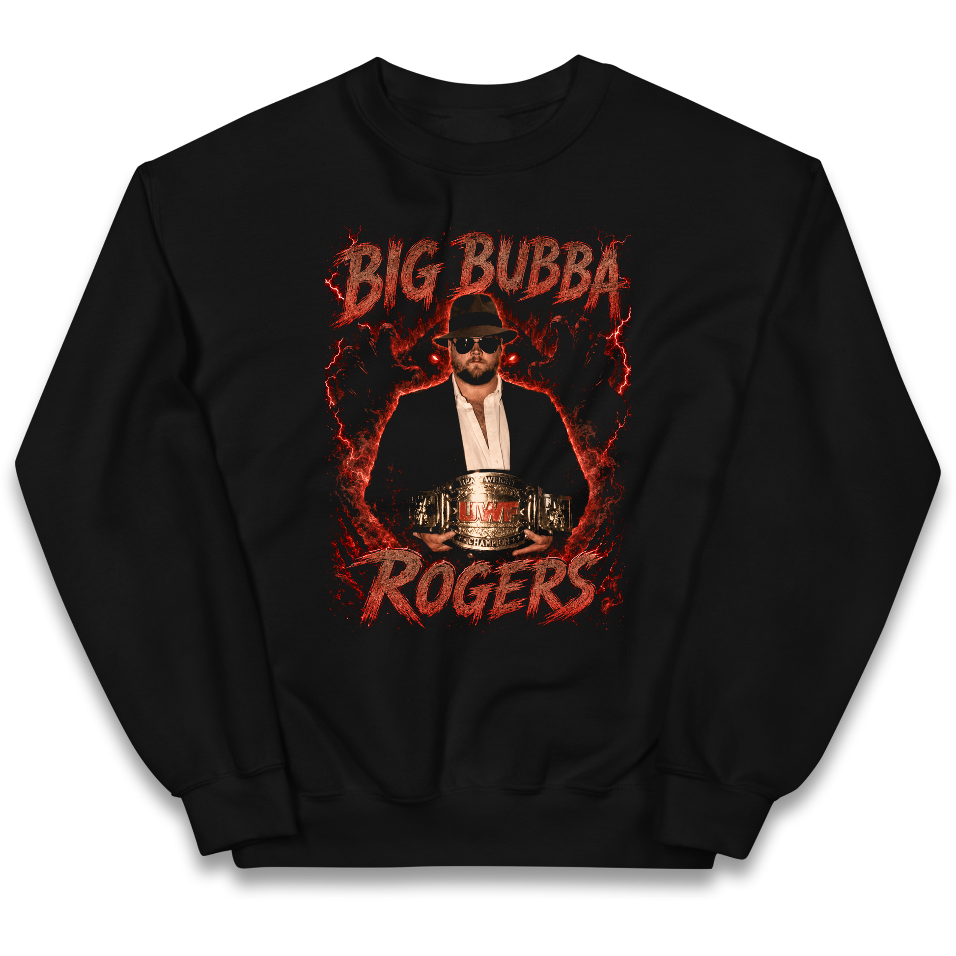 Big Bubba Rogers Big Boss Man WWF Kids Sweatshirt