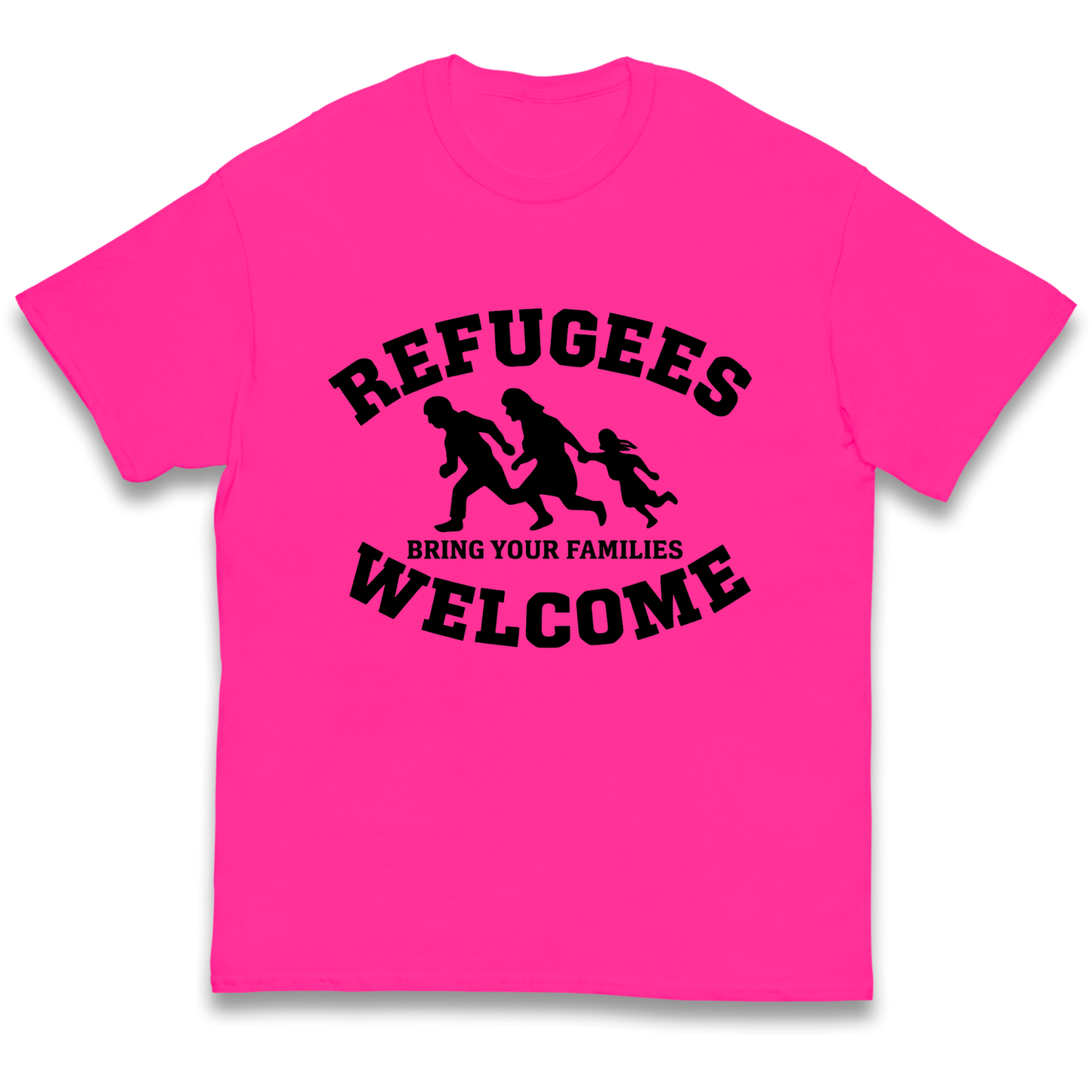 Welcome Refugees kids t shirt