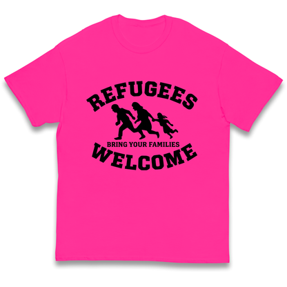 Welcome Refugees kids t shirt