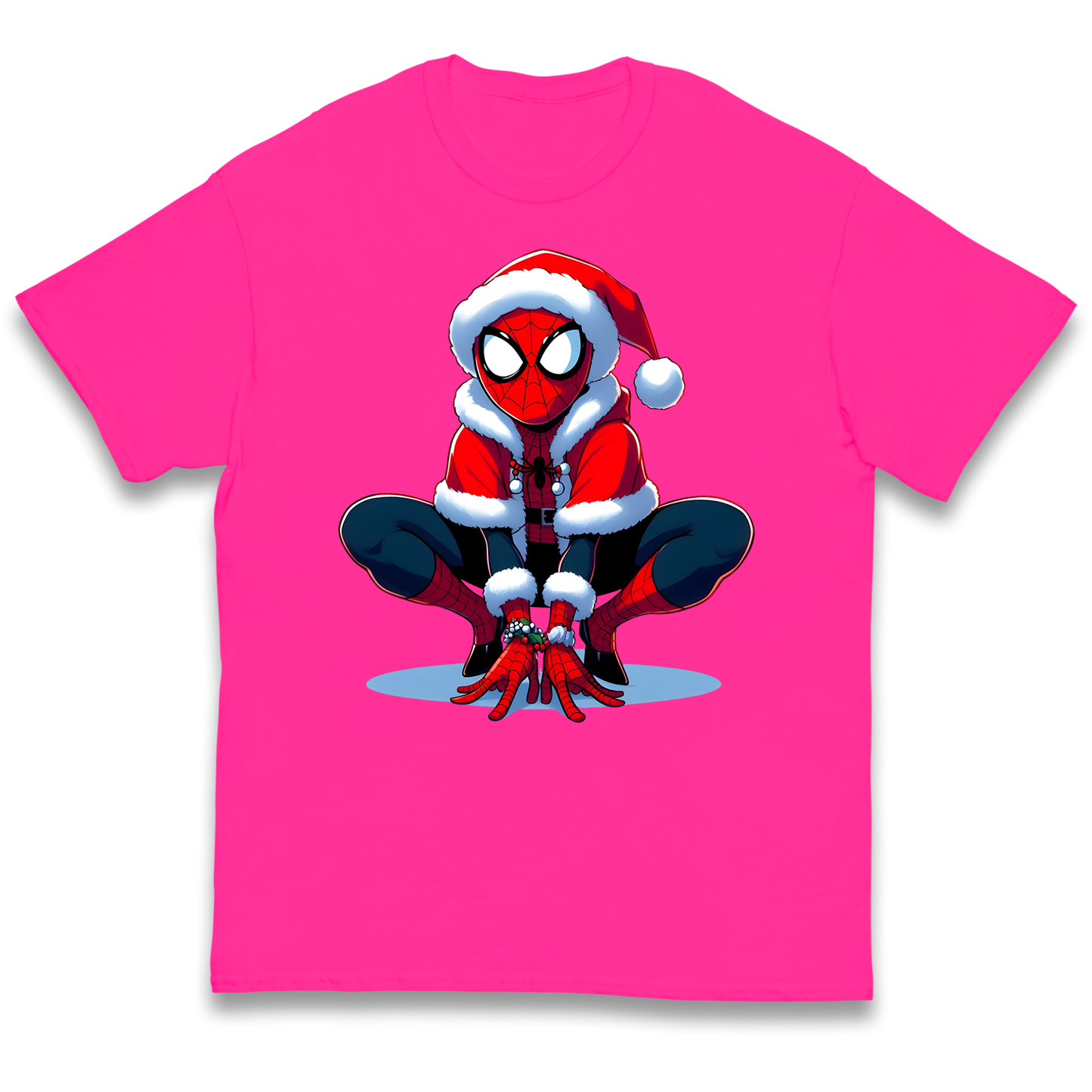 Spiderman Santa kids t shirt