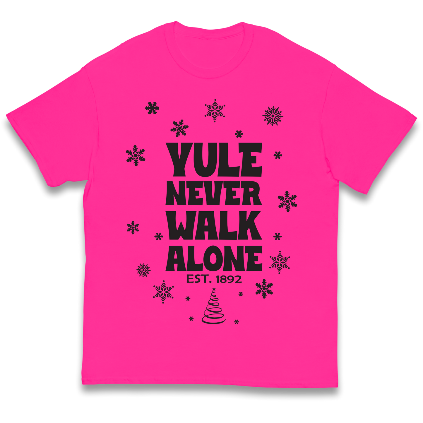 Yule Never Walk Alone Liverpool Christmas kids t shirt