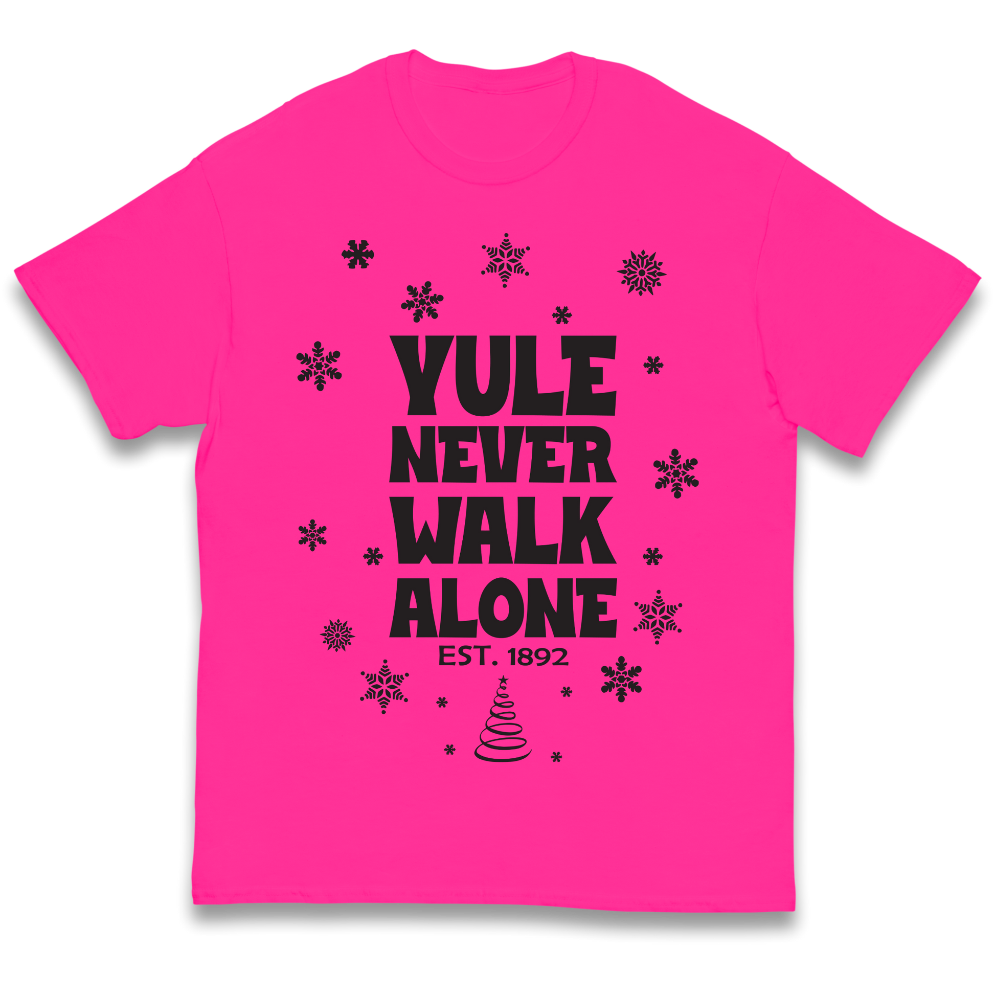Yule Never Walk Alone Liverpool Christmas kids t shirt