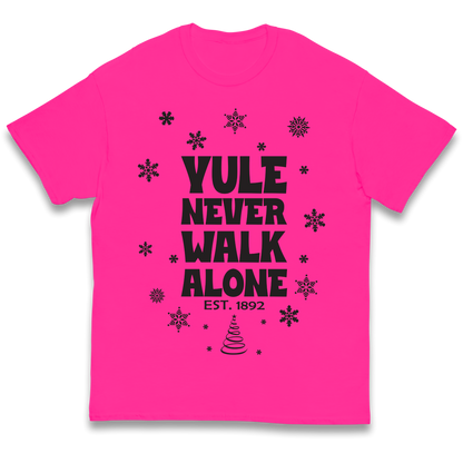Yule Never Walk Alone Liverpool Christmas kids t shirt