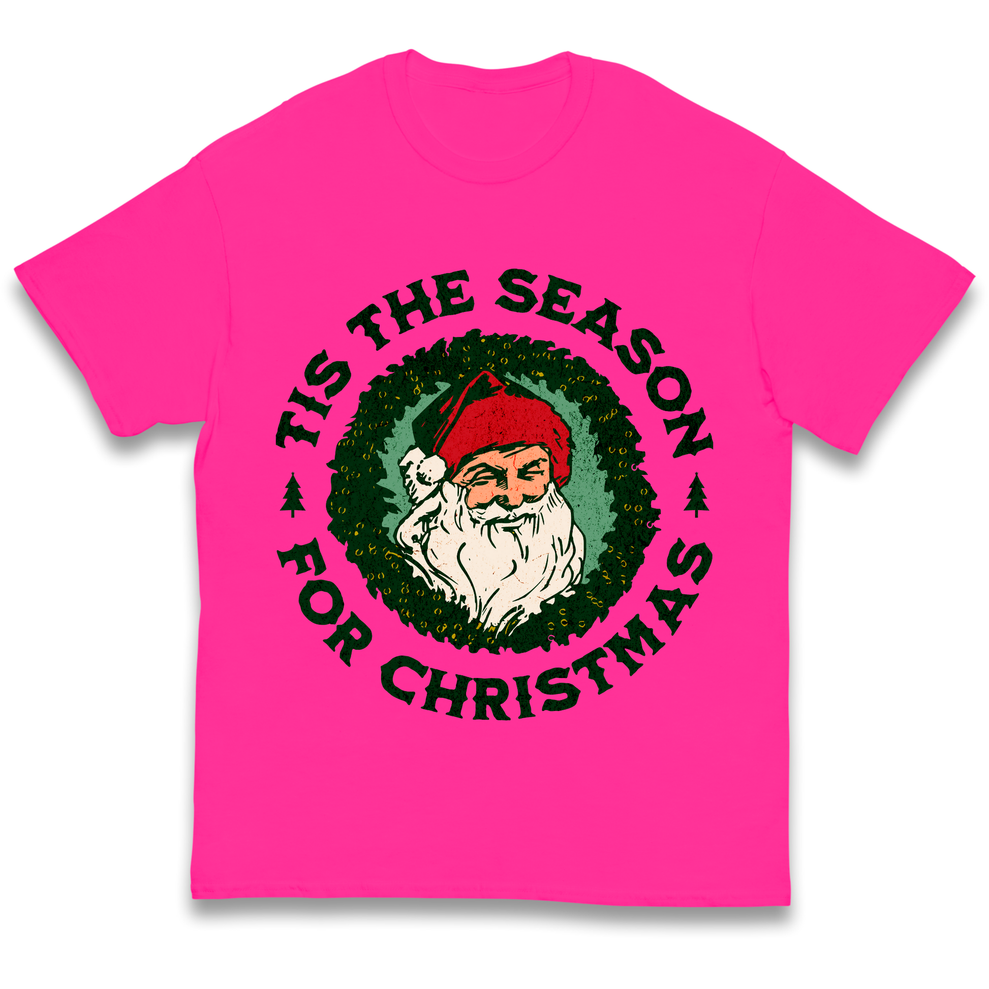 Tis The Season Santa Claus Christmas kids t shirt
