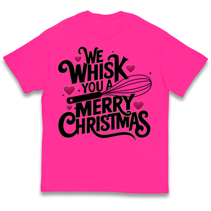 We Whisk You a Merry Christmas kids t shirt