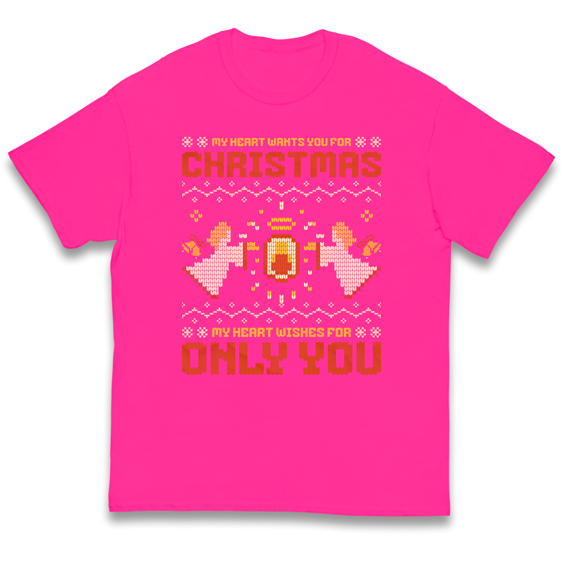 My Heart Wants You For Christmas Only You Christmas kids t shirt