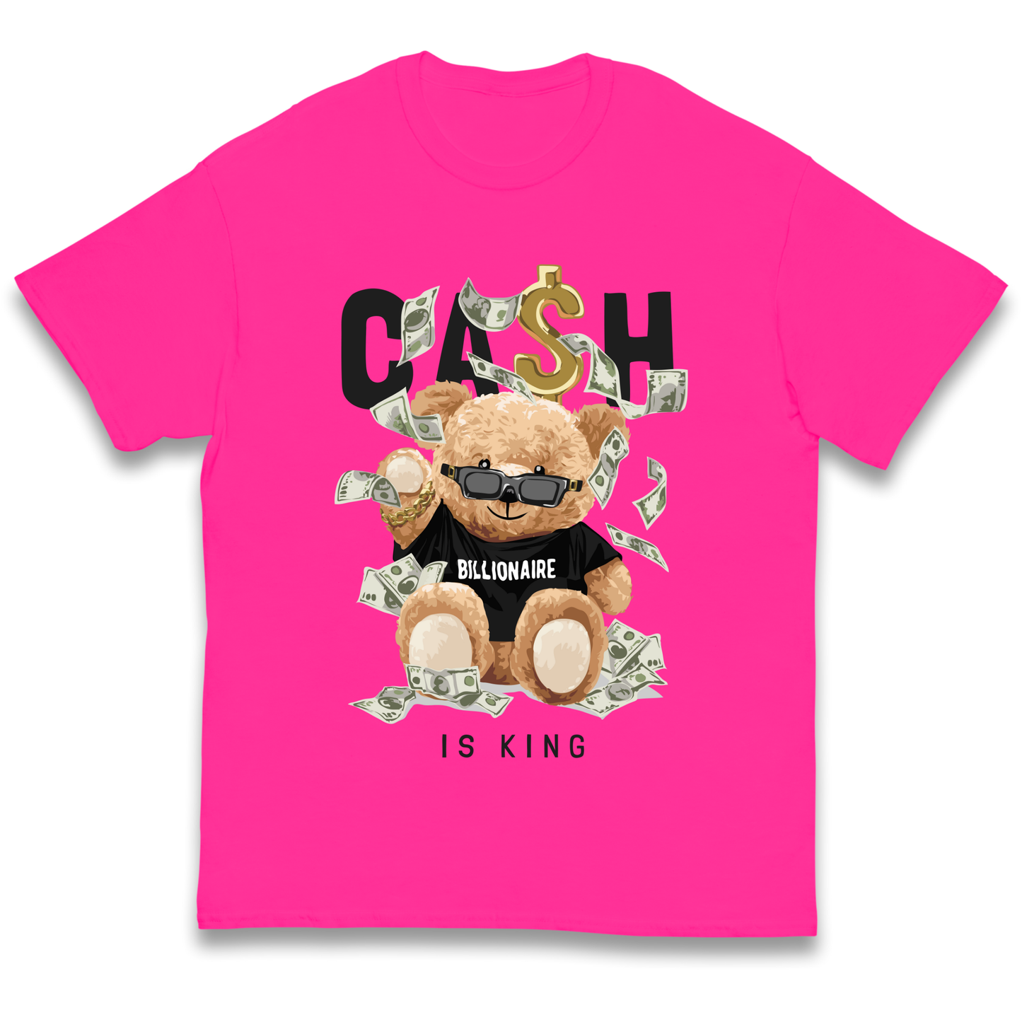 Teddy Bear Billionaire Streetwear kids t shirt