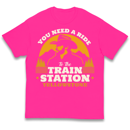 You Need A Ride To The Train Station kids t shirt