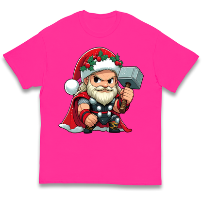 Thor Santa kids t shirt