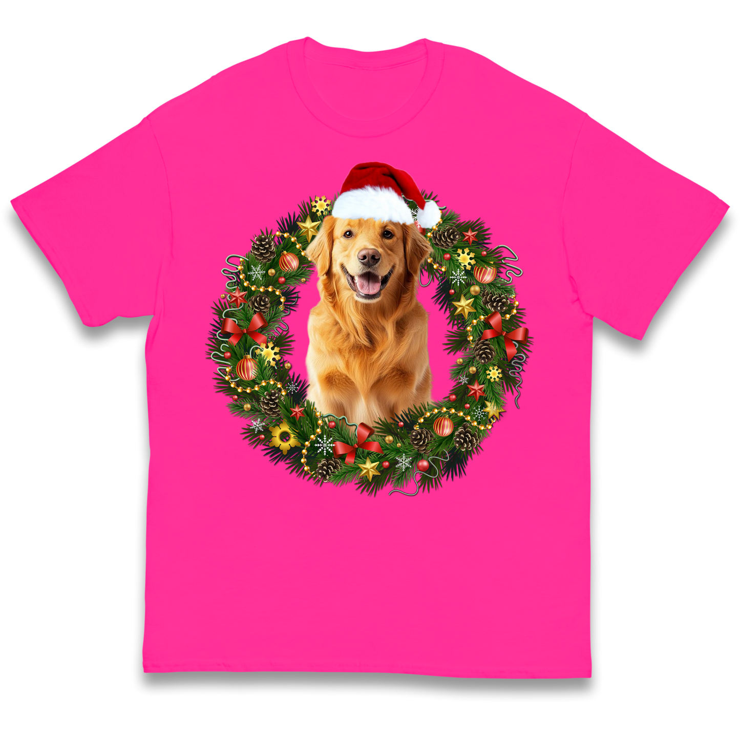 Dog Christmas kids t shirt