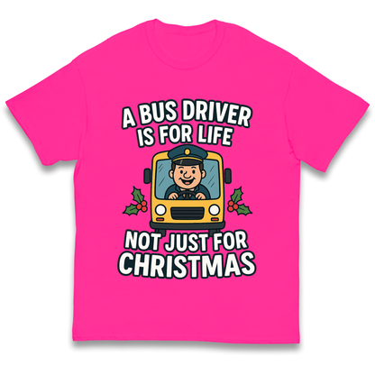 Bus Driver Christmas Kids T Shirt