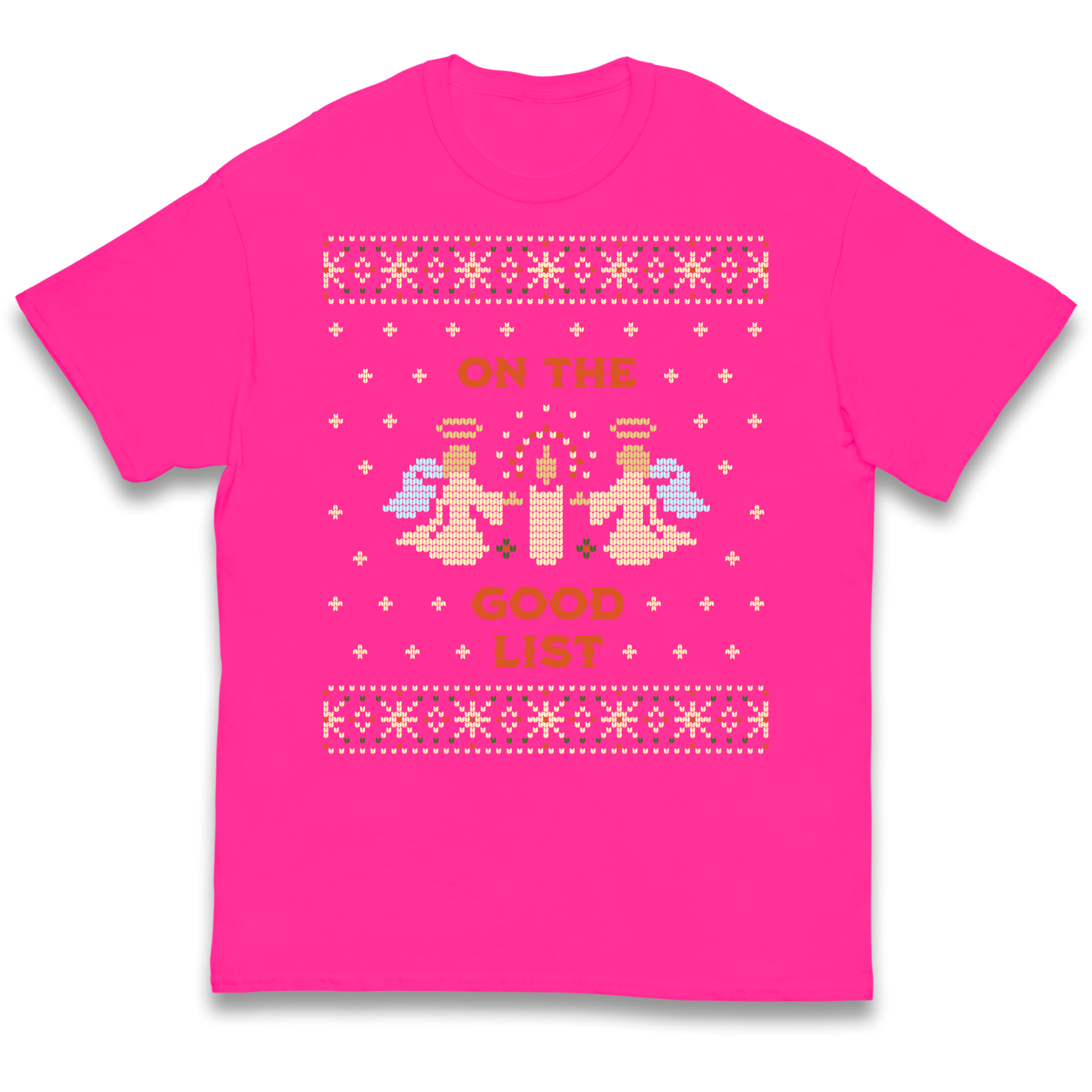 On The Good List Christmas kids t shirt