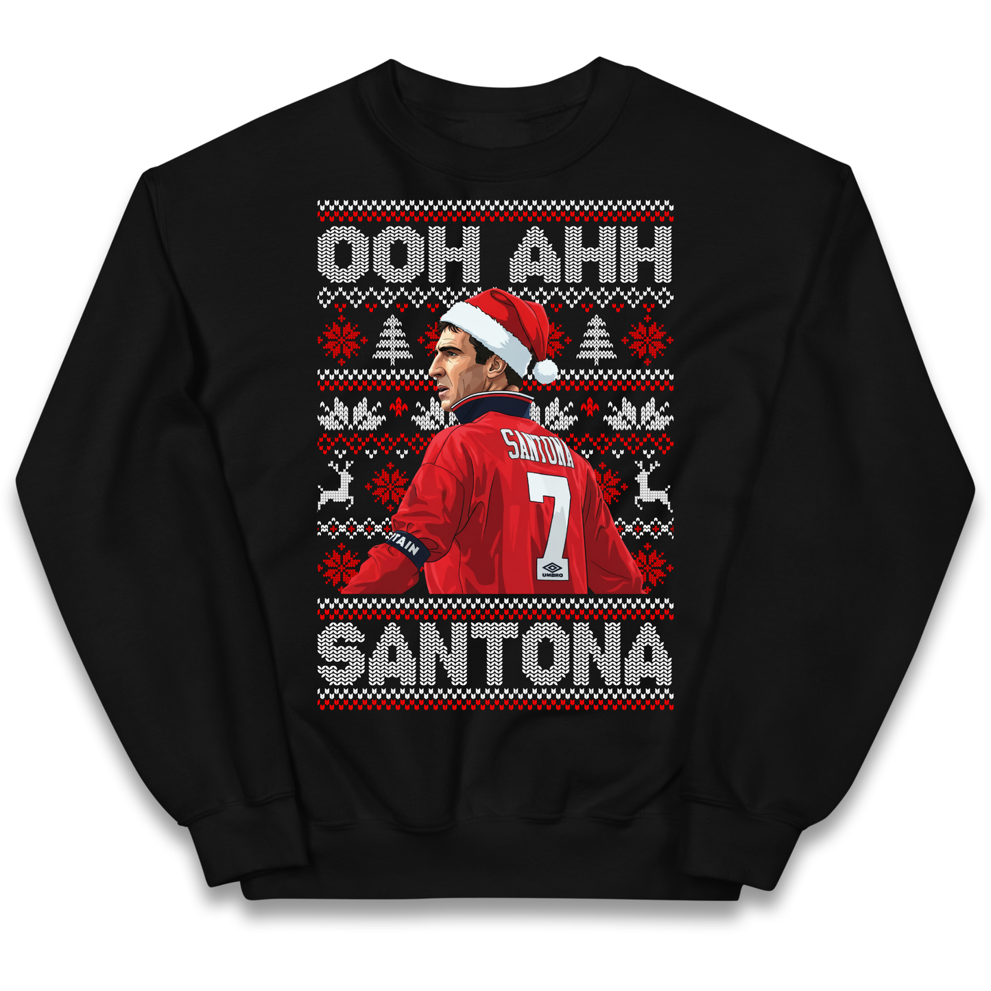 M'nchester United Christmas Kids Jumper