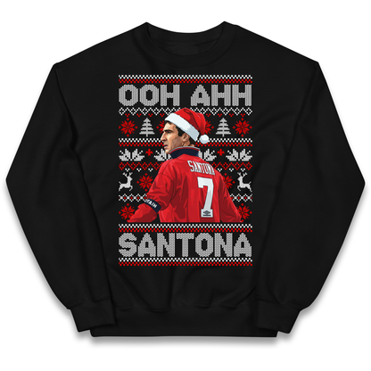 M'nchester United Christmas Kids Jumper