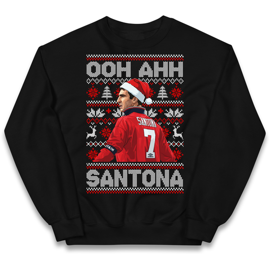 M'nchester United Christmas Kids Jumper