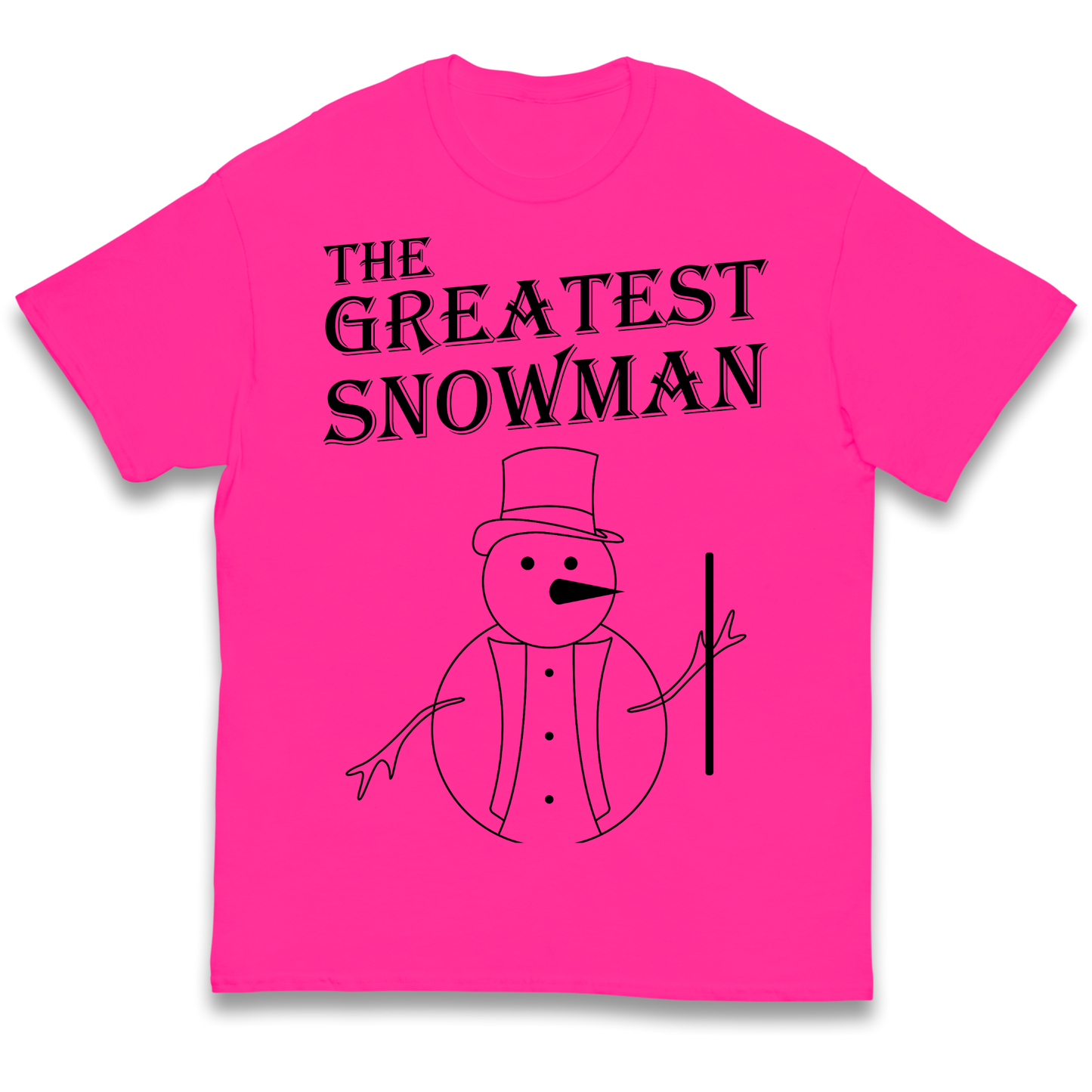 The Greatest Snowman Christmas kids t shirt
