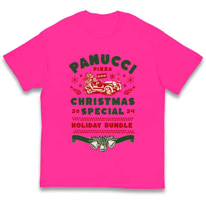 Panucci Pizza Christmas Special Christmas kids t shirt