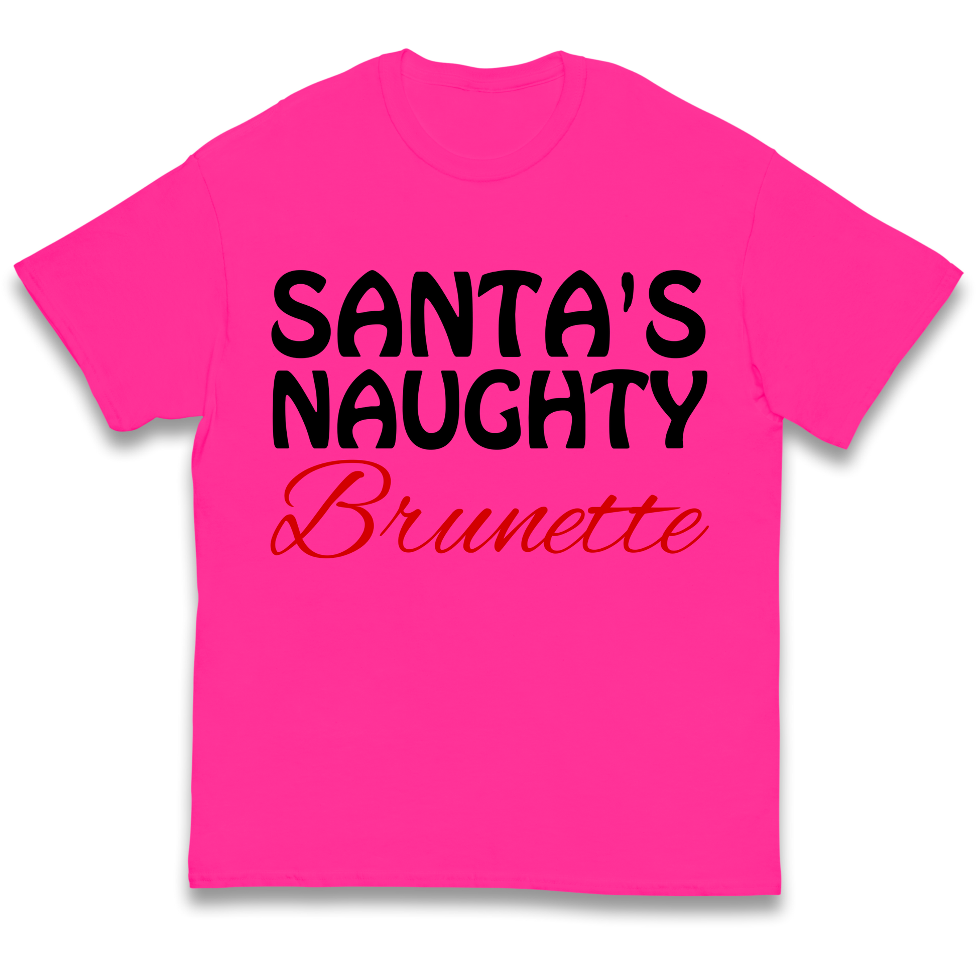 Naughty Brunette Kids T Shirt