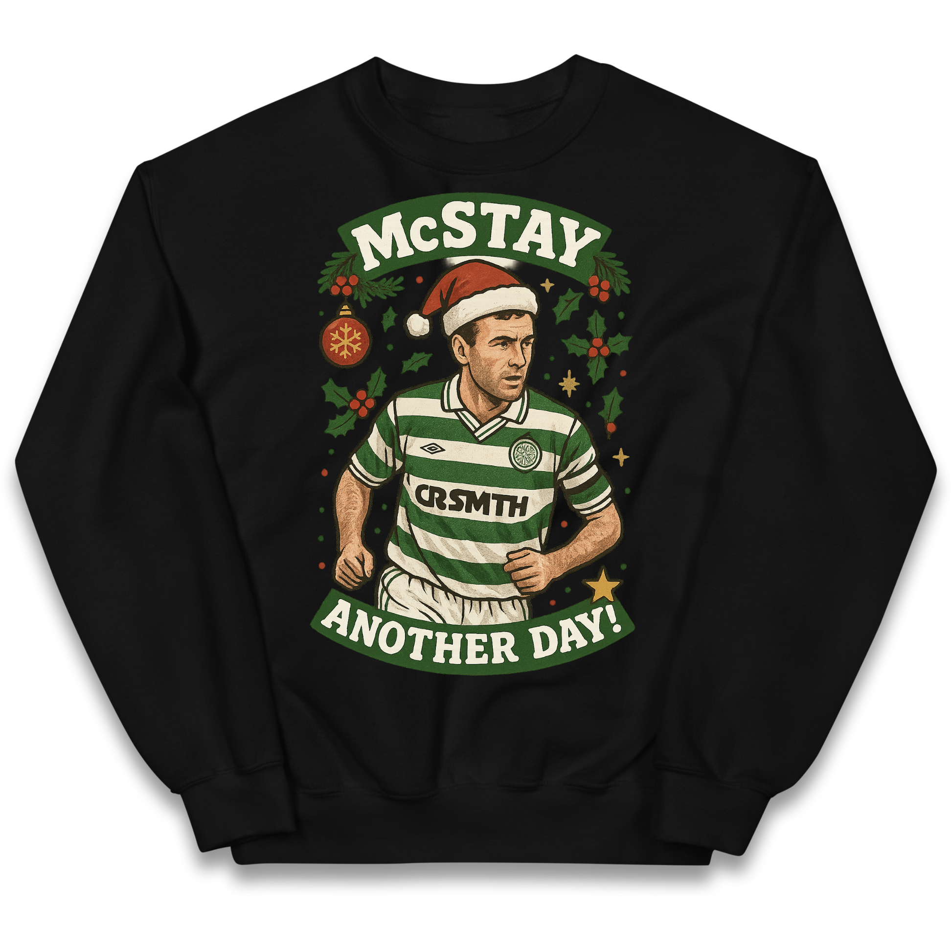 Paul McStay Celtic Christmas Kids Jumper